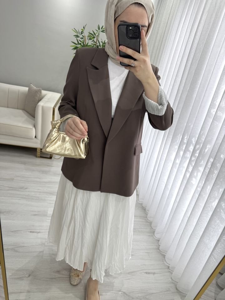 Blazer kahve ceket