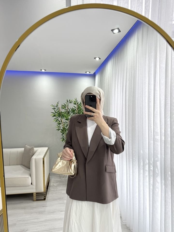 Blazer kahve ceket