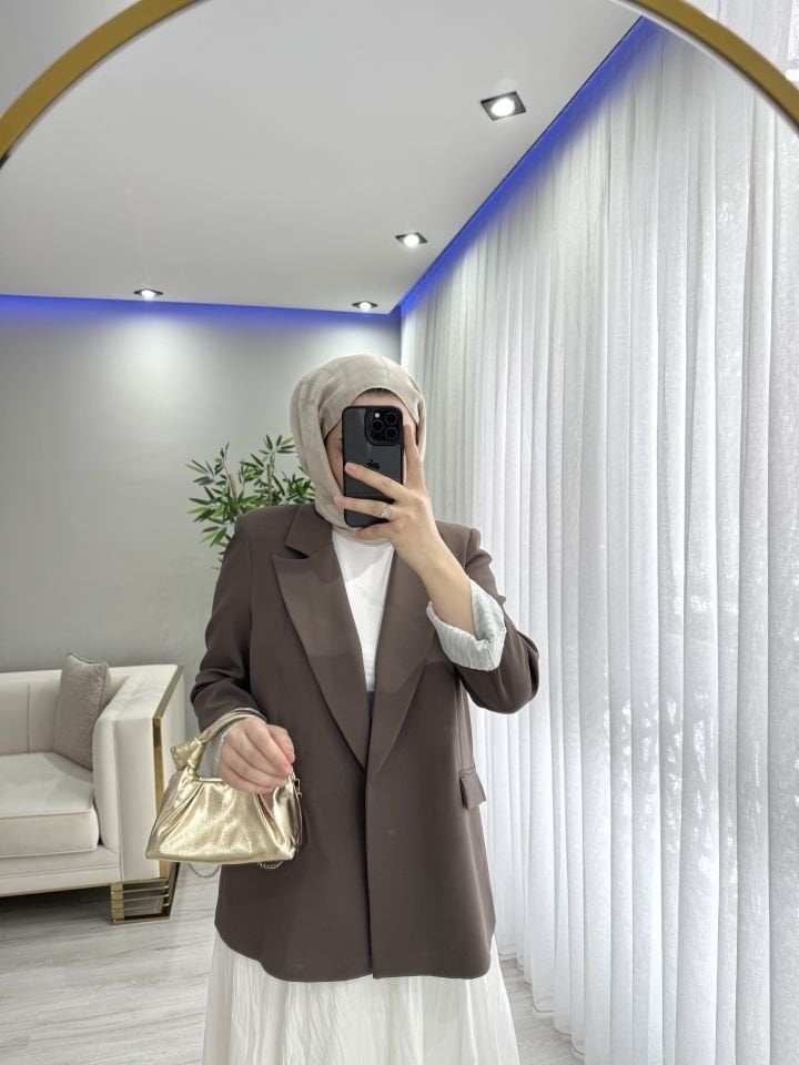 Blazer kahve ceket
