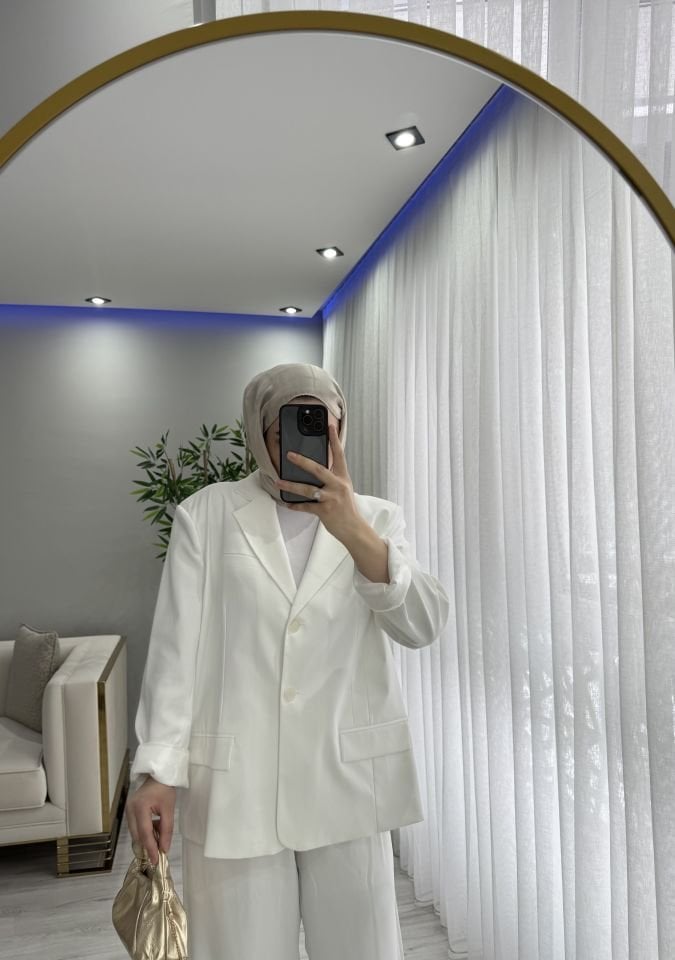 Oversize kalıp blazer ceket