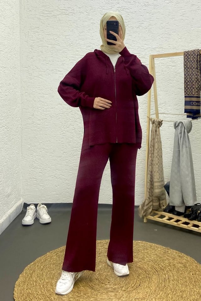 SİMLİ TRİKO BORDO
