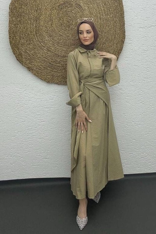 Zımbınlı etekli takım