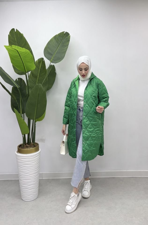 Kapitone mont yeşil