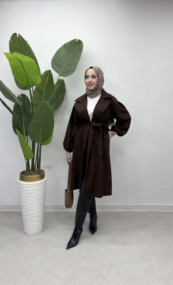 Zara model kahverengi