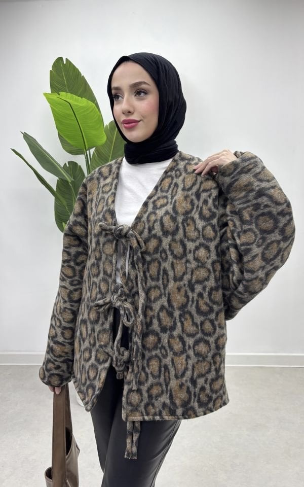 Bambu leopar ceket