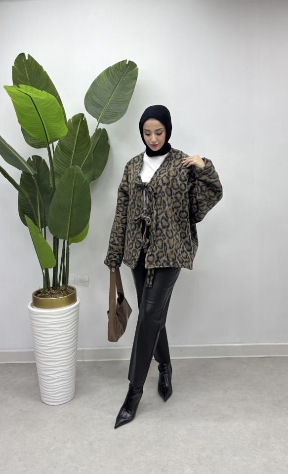 Bambu leopar ceket