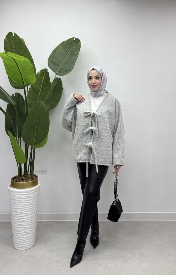 Bambu ceket gri