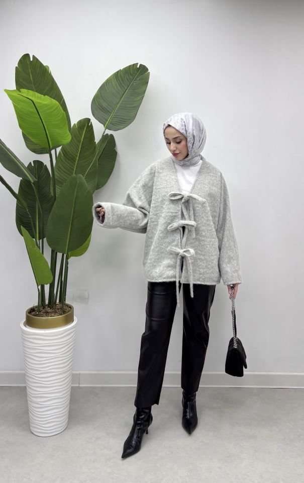 Bambu ceket gri