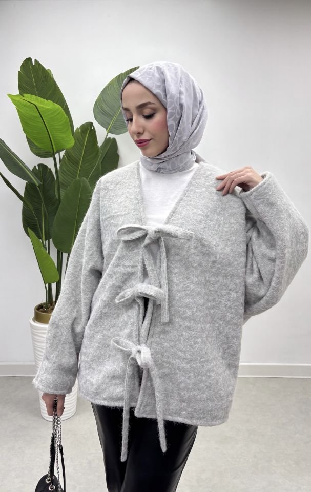 Bambu ceket gri