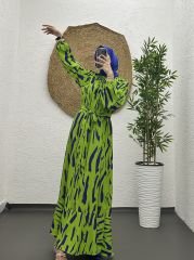Zebra desen yeşil