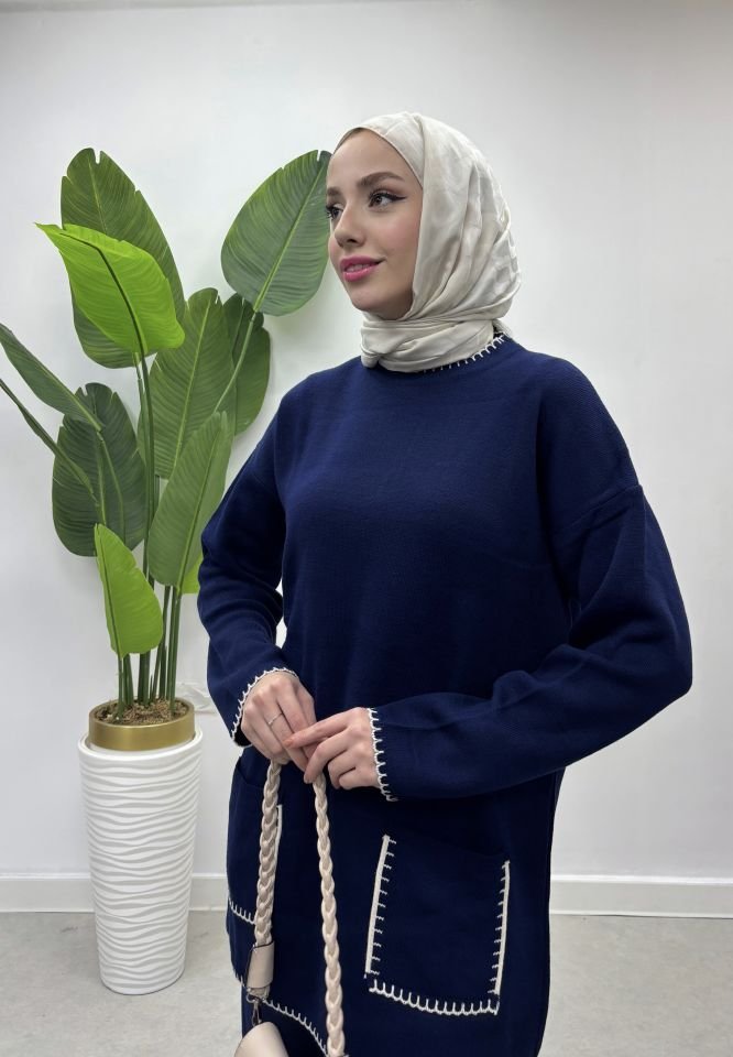 Triko takım lacivert