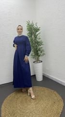Belden tam oturan elbisemiz