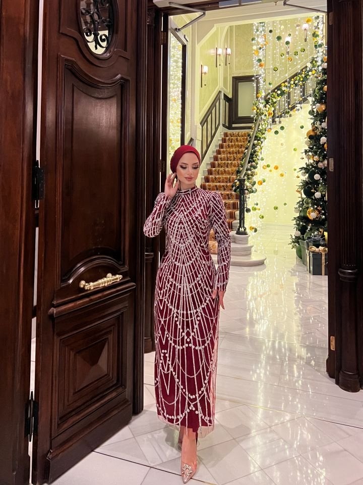 Taşlı abiye