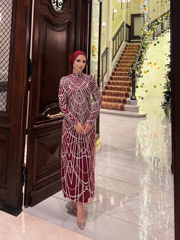 Taşlı abiye