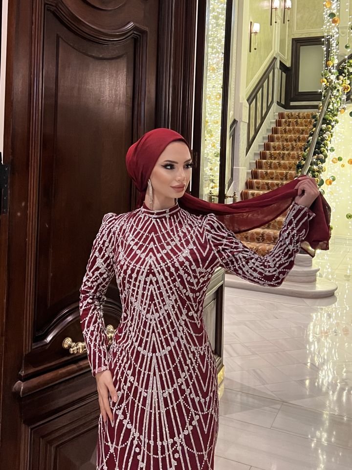 Taşlı abiye
