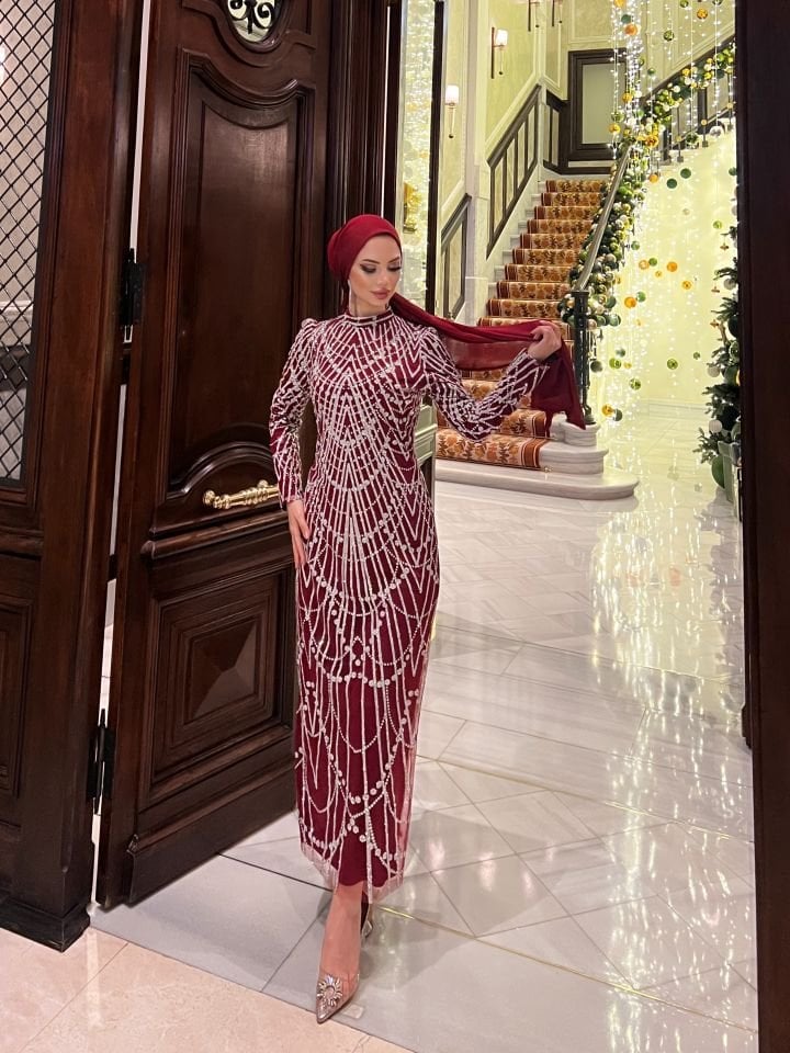 Taşlı abiye
