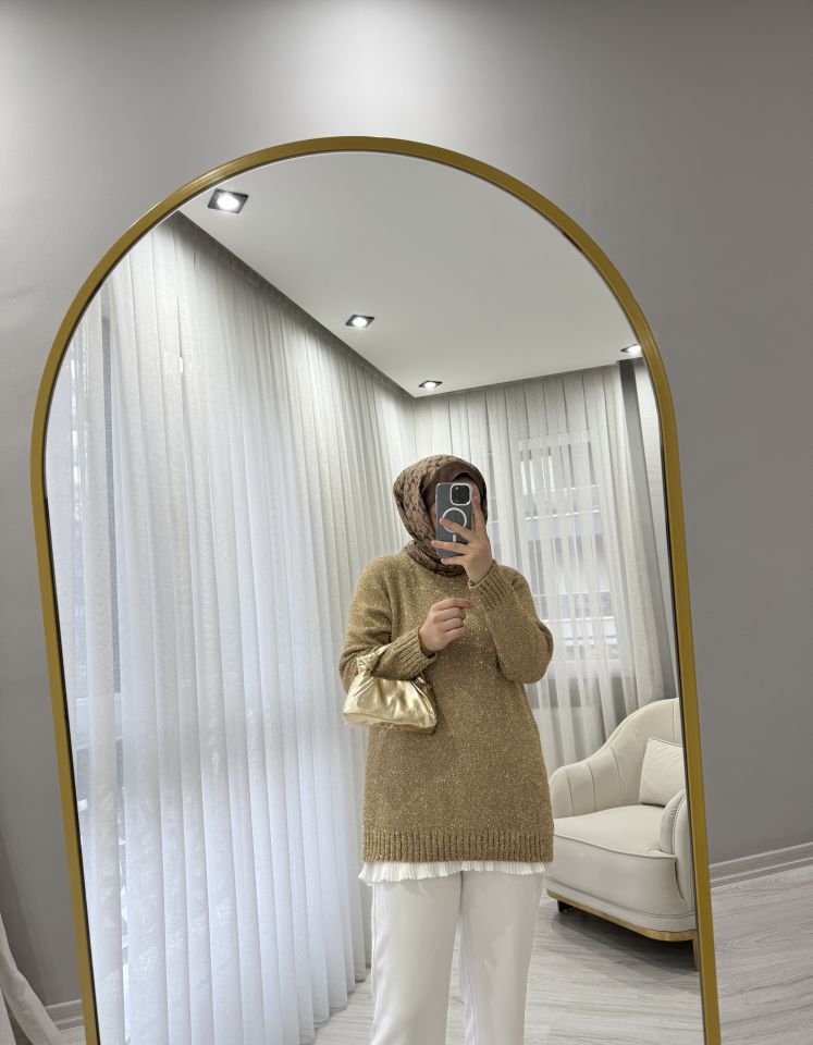 Simli kazak gold renk