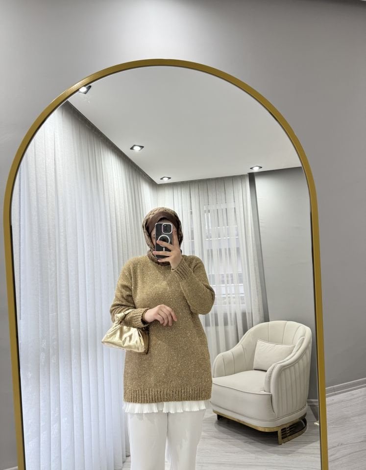 Simli kazak gold renk