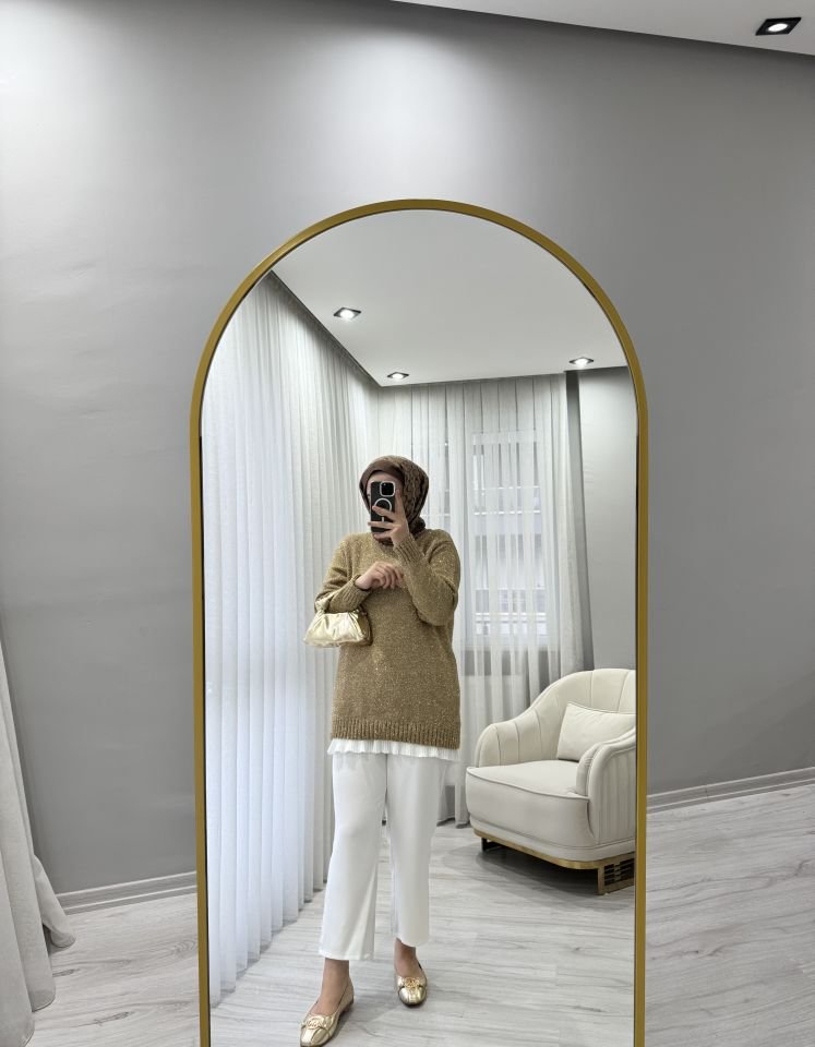 Simli kazak gold renk
