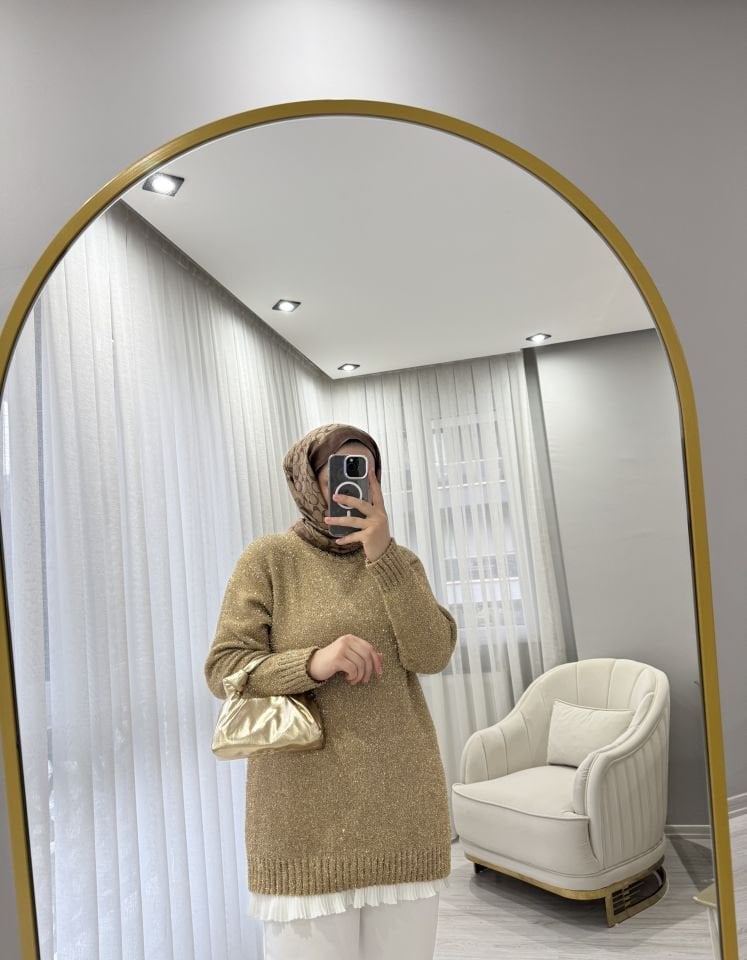 Simli kazak gold renk