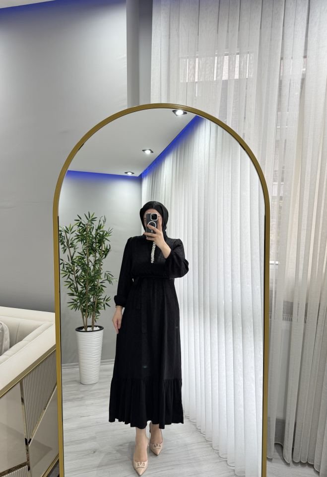 Jesica elbise siyah