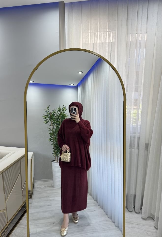 Angora takım bordo