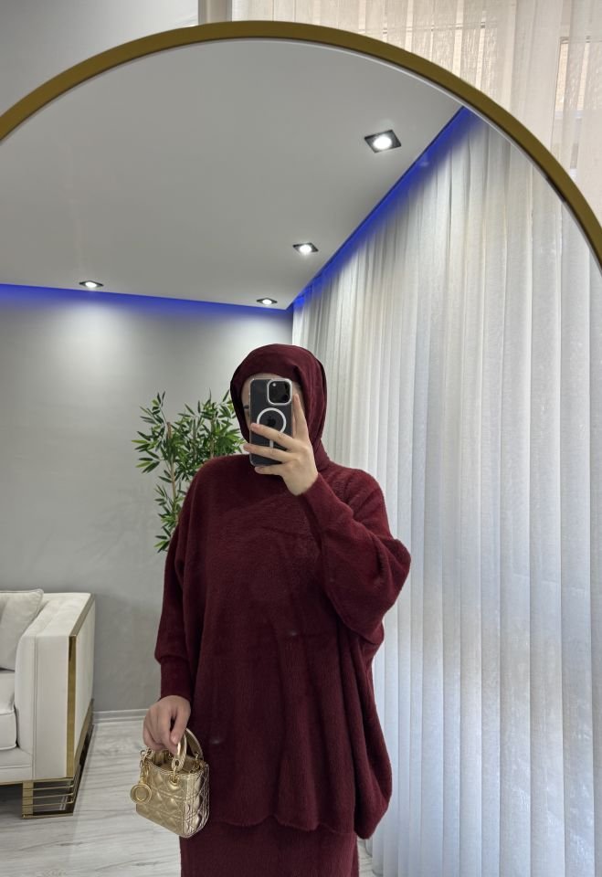 Angora takım bordo