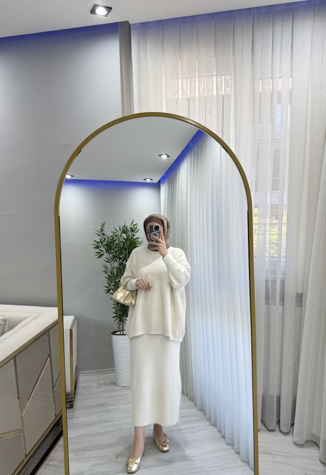 Angora takım Ekru
