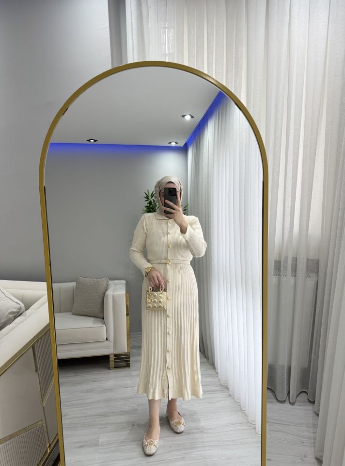 Gold düğmeli  triko takım