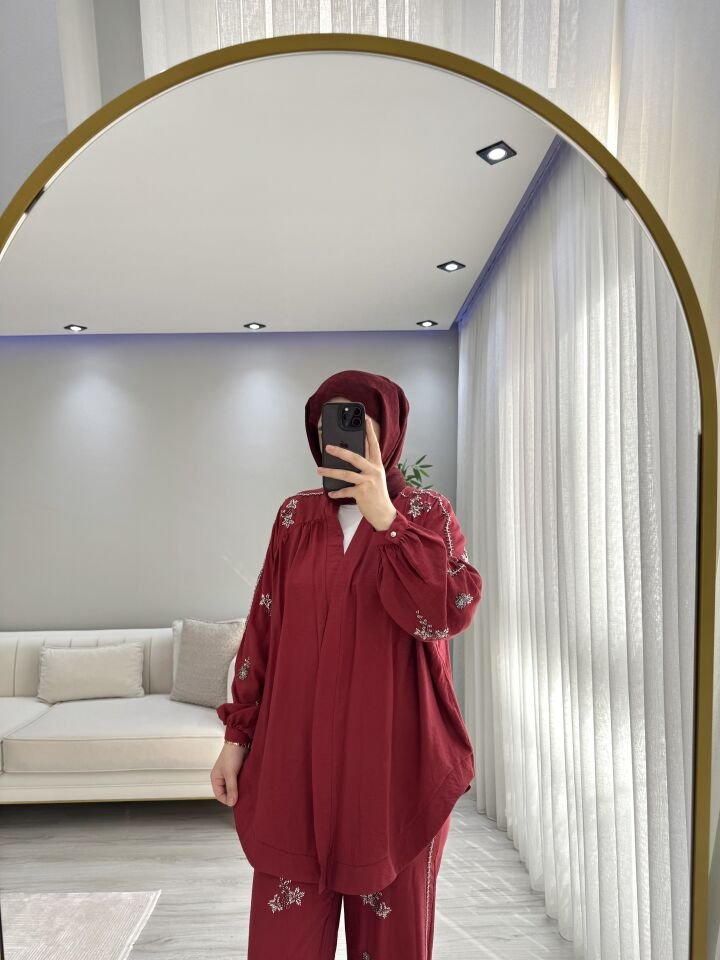 Nakışlı kimona takım