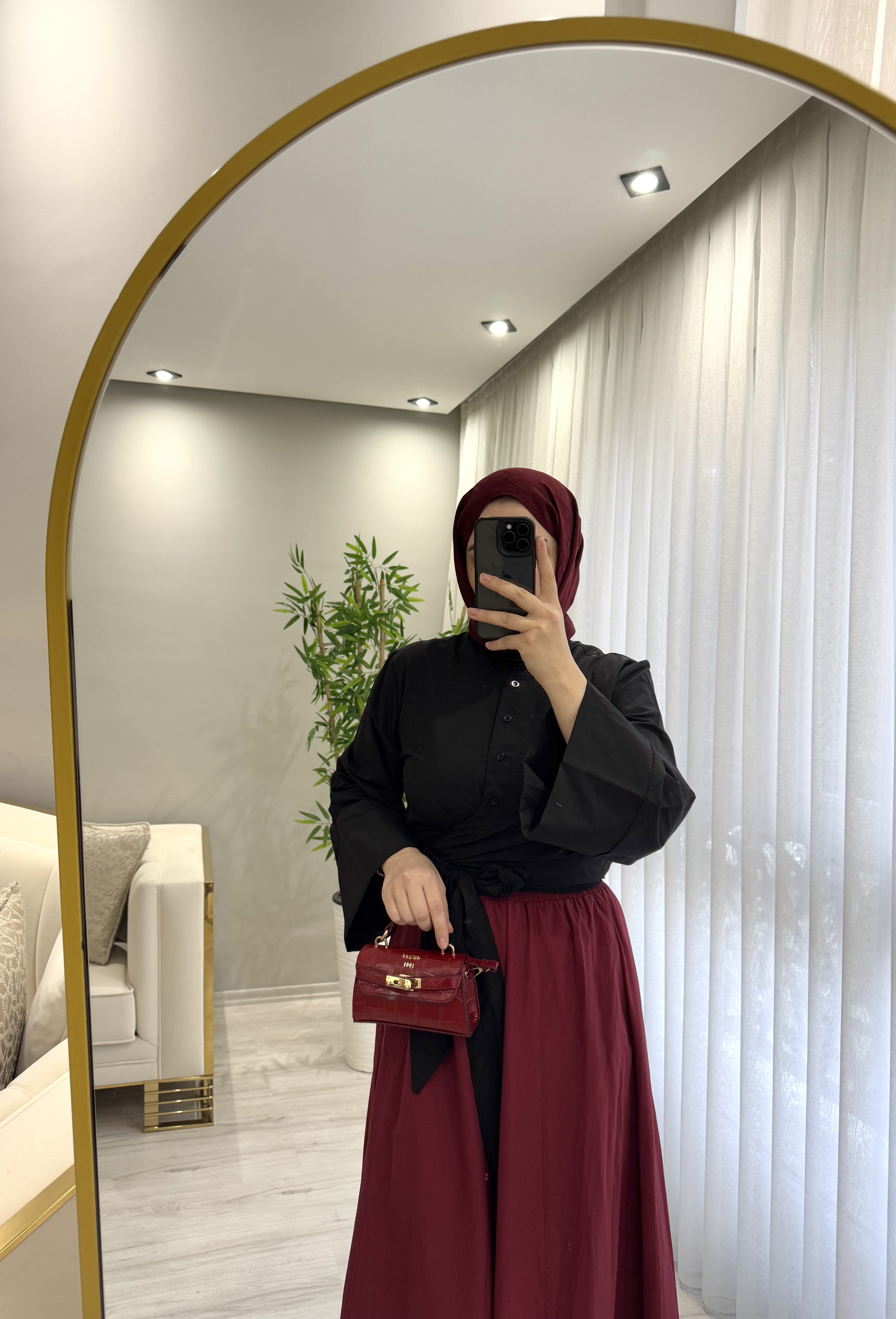 HERRY yandan bağlamalı gömlek