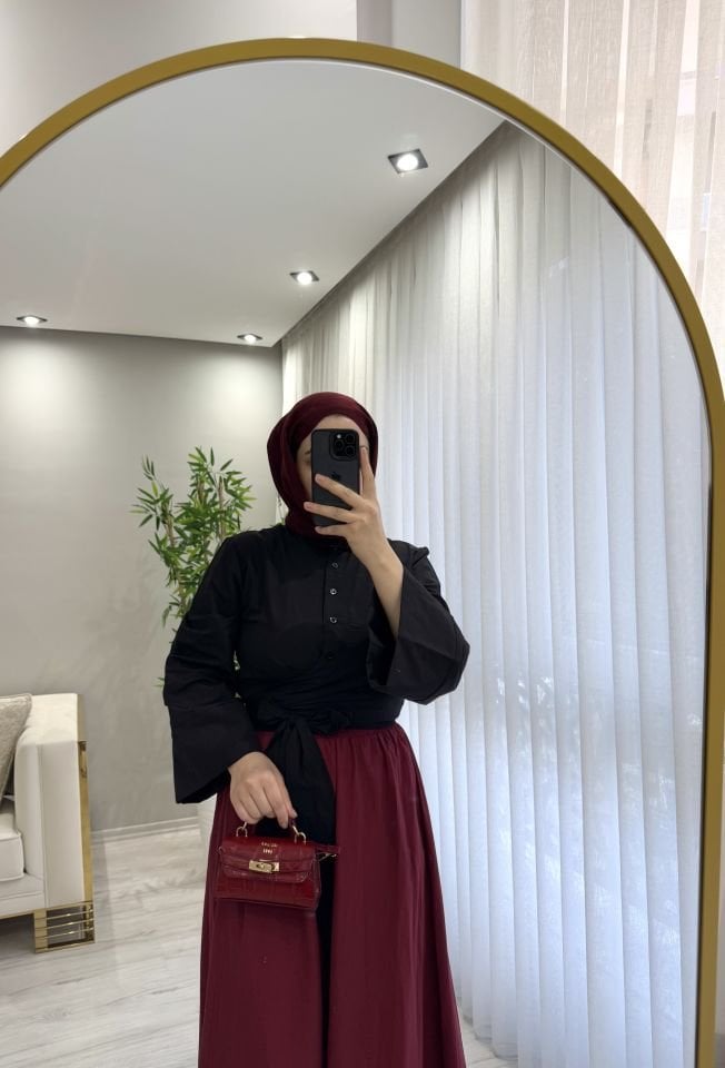 HERRY yandan bağlamalı gömlek