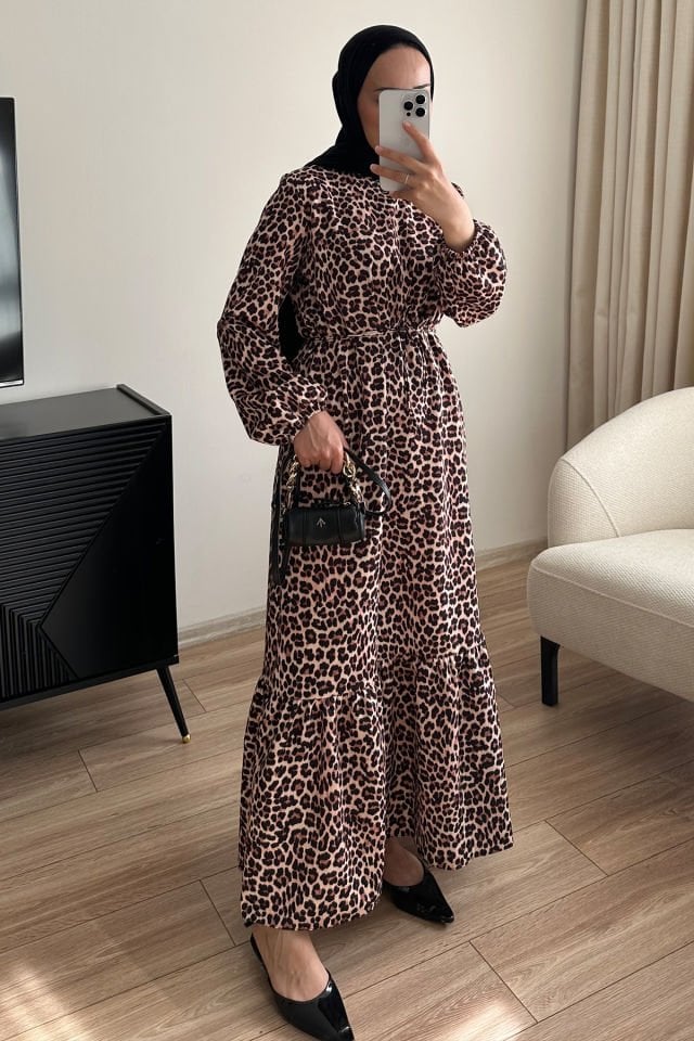 LEOPAR ELBİSE