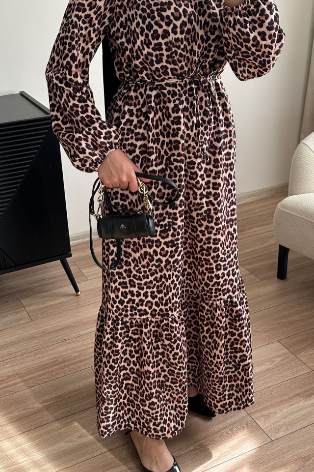 LEOPAR ELBİSE